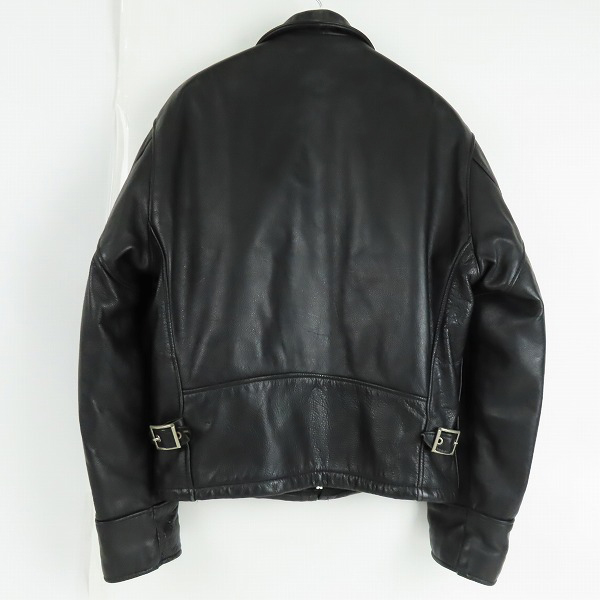 実際に弊社で買取させて頂いたschott/ショット シンサレート 中綿レザージャケット 38の画像 1枚目