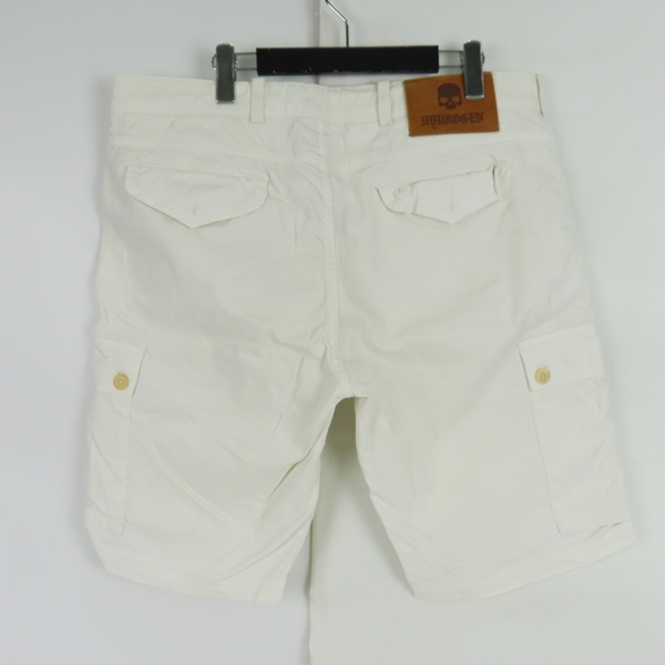実際に弊社で買取させて頂いたHYDROGEN/ハイドロゲン ハーフ カーゴパンツ ホワイト 38の画像 1枚目