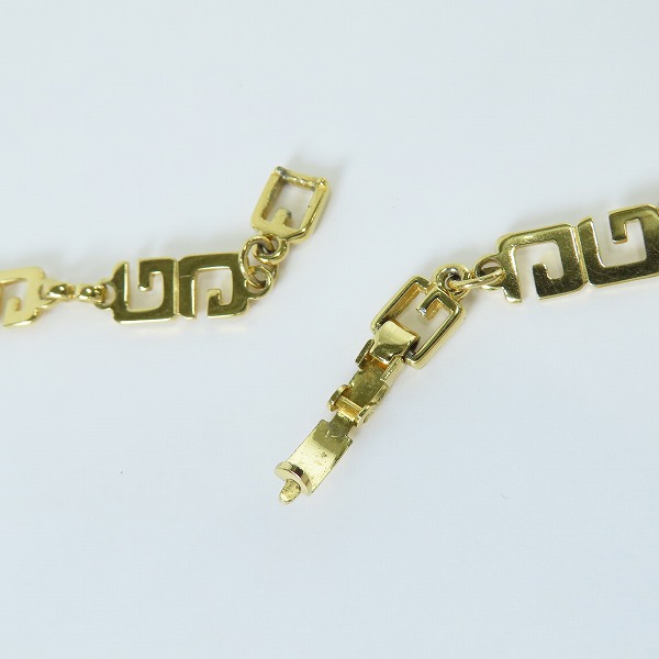 実際に弊社で買取させて頂いたGIVENCHY/ジバンシィ Gロゴリンク チョーカーネックレスの画像 4枚目