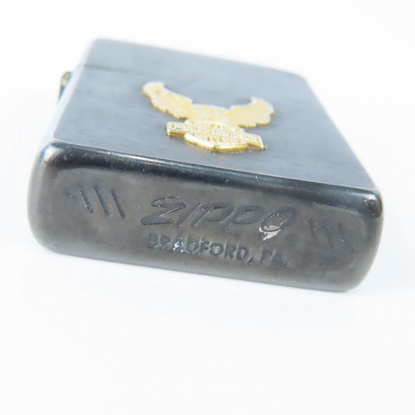 実際に弊社で買取させて頂いたZIPPO/ジッポー HARLEY-DAVIDSON/ハーレーダビッドソン メタル貼り 84年製の画像 3枚目