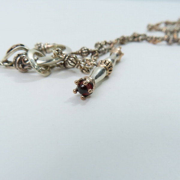 実際に弊社で買取させて頂いた【ギャラ付】Lord Camelot/ロードキャメロット グリフィンモチーフ Tバー仕様ネックレス LC325 GNT の画像 5枚目