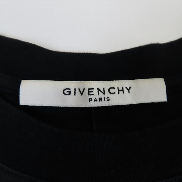 実際に弊社で買取させて頂いた【JPタグ】GIVENCHY/ジバンシイ ロゴプリント Tシャツ/XXSの画像 2枚目