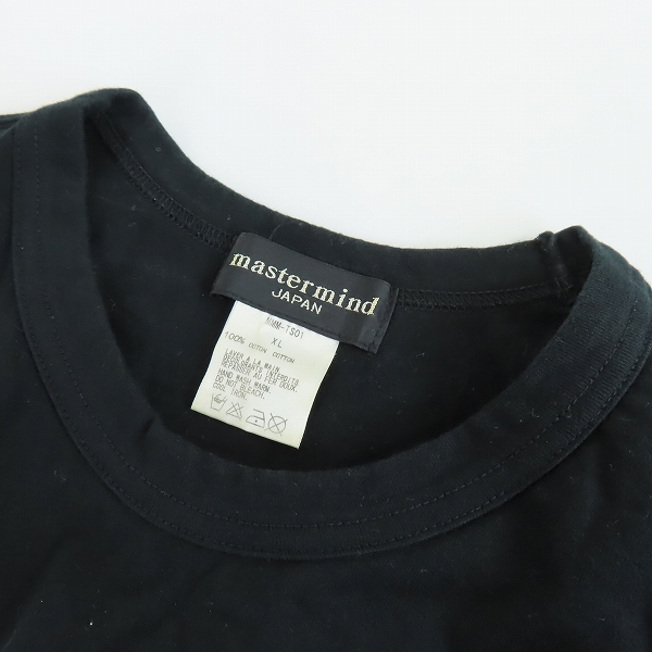 実際に弊社で買取させて頂いたmastermind JAPAN/マスターマインド NO MUSIC NO FASHION Tシャツ MMM-TS01/XLの画像 4枚目
