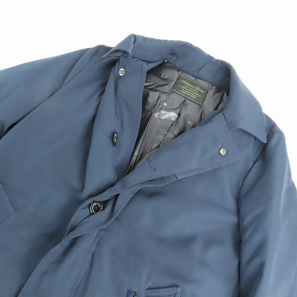 実際に弊社で買取させて頂いたNISHIKAWA DOWN×nano universe/西川ダウン×ナノユニバース ステンカラーコート NUC44DW0672TS ネイビー/Sの画像 2枚目