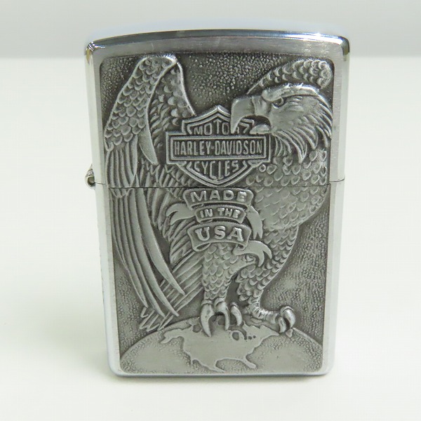 実際に弊社で買取させて頂いたZIPPO/ジッポー HARLEY DAVIDSON/ハーレーダビッドソン イーグルプレート2001年製