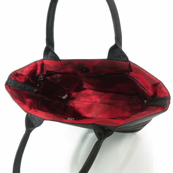 実際に弊社で買取させて頂いたHYDROGEN/ハイドロゲン スカルスタッズトートバッグの画像 4枚目