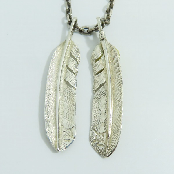 実際に弊社で買取させて頂いたFIRST ARROWS/ファーストアローズ 先金K18 フェザー/メディスンホイール/フラワー ペンダント チャーム ネックレス セットの画像 2枚目