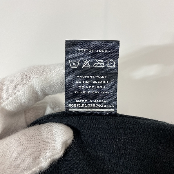 実際に弊社で買取させて頂いたNUMBER (N)INE/ナンバーナイン 03AW カート期  LIFE IS CONFUSIN Tシャツ ブラック 3の画像 3枚目