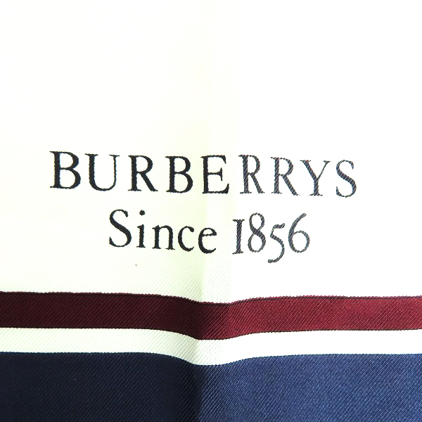 実際に弊社で買取させて頂いたBURBERRYS/バーバリーズ 総柄 大判スカーフ/ストールの画像 2枚目