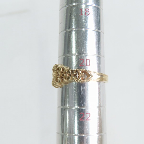 実際に弊社で買取させて頂いたDEAL DESIGN/ディールデザイン K10ファインゲートリング 393216K10/21号の画像 7枚目