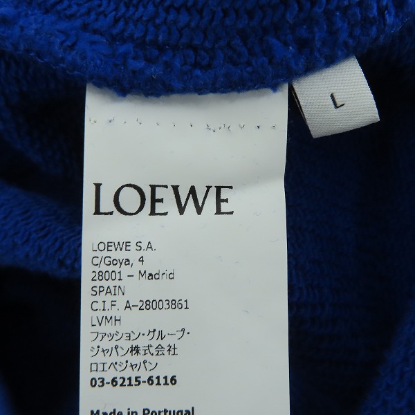実際に弊社で買取させて頂いた【JPタグ】LOEWE/ロエベ ANAGRAM SWEAT/アナグラム スウェットシャツ クルーネック トレーナー/Lの画像 3枚目