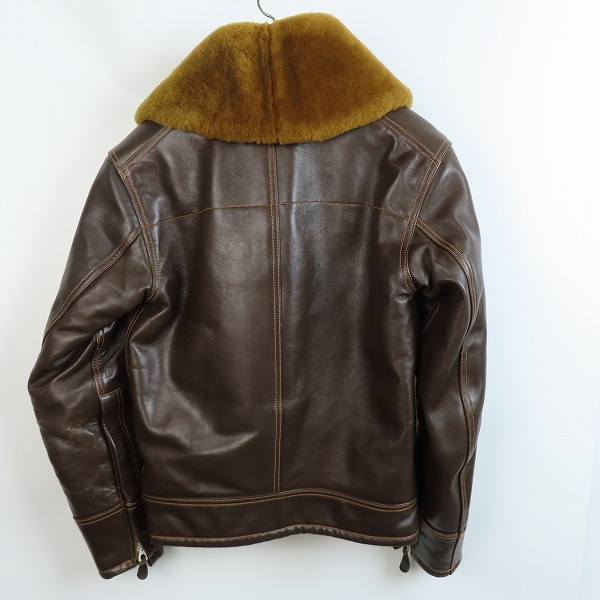 実際に弊社で買取させて頂いたBUZZ RICKSON'S/バズリクソンズ Type B-2 レザー フライトジャケットBR80166/ 34の画像 1枚目