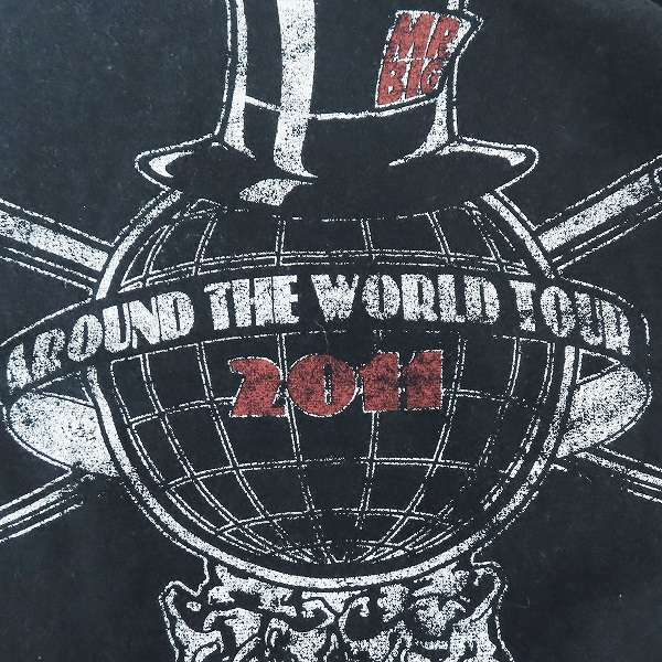 実際に弊社で買取させて頂いたMR.BIG ロンT 2011年ワールドツアーバンドTシャツ ブラック Mの画像 6枚目