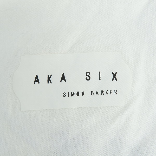 実際に弊社で買取させて頂いたAKASIX by SIMON BAKER×fragment design/エーケーエーシックスバイサイモンベイカー×フラグメントデザイン MEMORIES TEE/Lの画像 4枚目