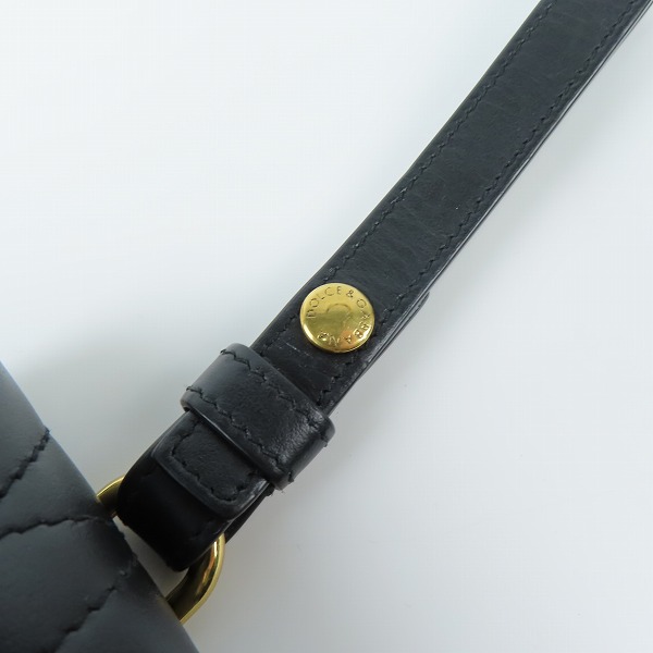 実際に弊社で買取させて頂いたDOLCE&GABBANA/ドルチェ＆ガッバーナ/ドルガバ Airpods用 レザーケース/ストラップ付の画像 8枚目