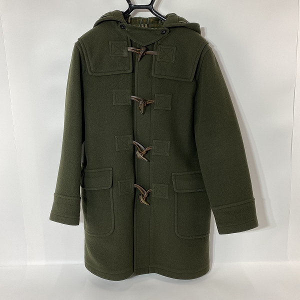 実際に弊社で買取させて頂いたBURBERRY’S/バーバリーズ ダッフルウールコート グリーン BN258-166 160A