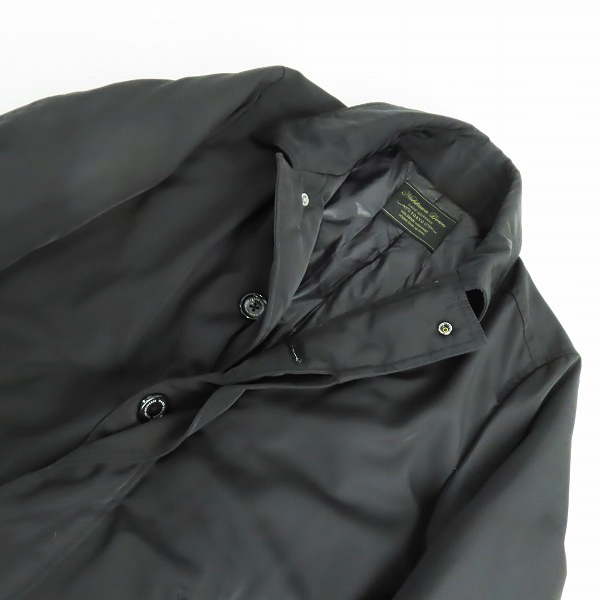 実際に弊社で買取させて頂いたNISHIKAWA DOWN×nano universe/西川ダウン×ナノユニバース ステンカラーコート NUC44DW0672TS ブラック/Sの画像 2枚目