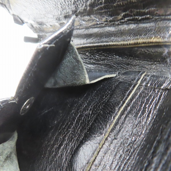 実際に弊社で買取させて頂いた【ギャラ付き】LEATHERS & TREASURES/レザーズアンドトレジャーズ ウォレット/三つ折り財布の画像 5枚目