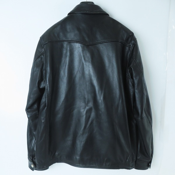 実際に弊社で買取させて頂いたCRIMIE/クライミー LAMB LEATHER WESTERN JACKET/ラムレザーウェスタンジャケット CR1-02C1-JK02/XLの画像 1枚目
