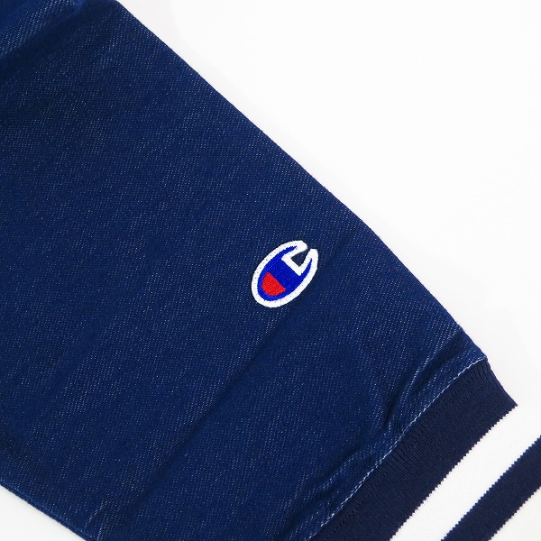 実際に弊社で買取させて頂いた 【未使用】Champion/チャンピオン ゴルフ モックネック プリント シャツ C3-SG408 XLの画像 5枚目