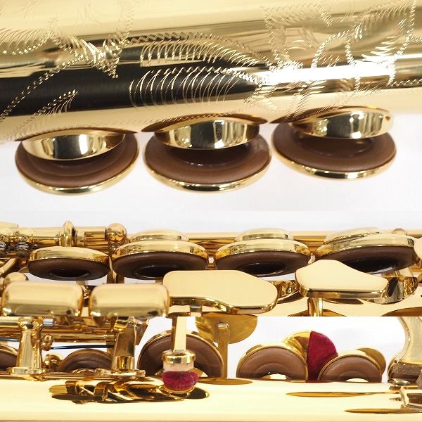 実際に弊社で買取させて頂いた★【美品】YAMAHA/ヤマハ Custom Z ソプラノサックス YSS-82ZR ゴールドラッカー仕上 ハードケース付の画像 6枚目