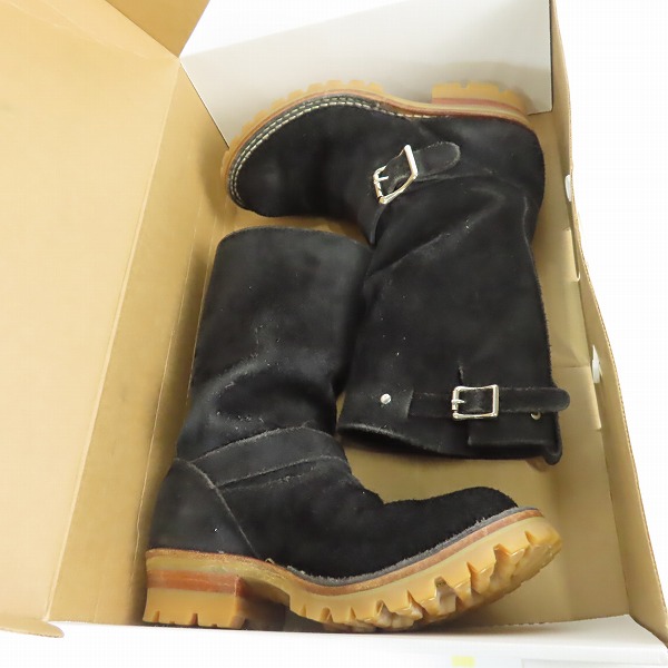 実際に弊社で買取させて頂いたWHITE'S BOOTS/ホワイツブーツ スエード エンジニアブーツ 7Eの画像 8枚目