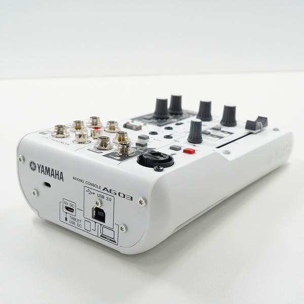 実際に弊社で買取させて頂いたYAMAHA/ヤマハ AG03 ミキシングコンソール ミキサー ウェブキャスティングミキサー 通電確認済みの画像 3枚目