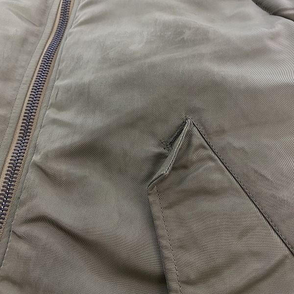 実際に弊社で買取させて頂いたuniform experiment/ユニフォームエクスペリメント US NAVY ミリタリーZIPベスト/UE-112122/2の画像 6枚目