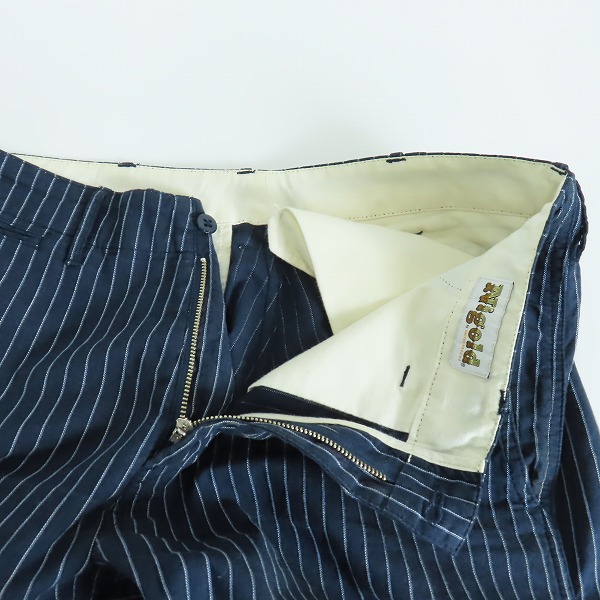 実際に弊社で買取させて頂いたNIGOLD by UNITED ARROWS/ニゴールド ユナイテッドアローズ リネン混ストライプジャケット/パンツ セットアップ/Mの画像 5枚目