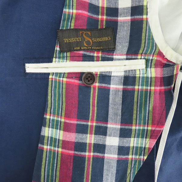 実際に弊社で買取させて頂いたBrooks Brothers/ブルックスブラザーズ TESSUTI DI SONDRIO テーラードジャケット/39Sの画像 7枚目