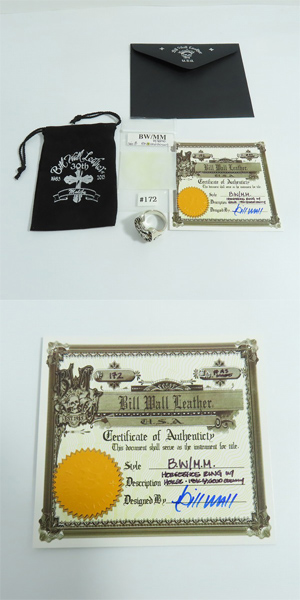 実際に弊社で買取させて頂いた【ギャラ付】BWL×MARK MAHONY/ビルウォールレザー×マークマホーニー ゴールドサダー ホースシューリング/16.5-17号の画像 9枚目