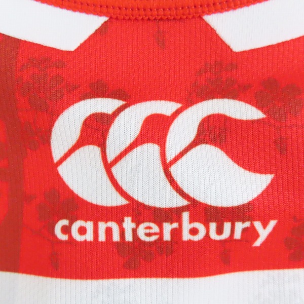 実際に弊社で買取させて頂いた 【未使用】CANTERBURY/カンタベリー ラグビー ジャパンRWC2023/日本代表 レプリカジャージ ホーム RG33980WC/Lの画像 7枚目