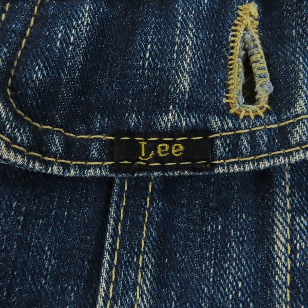 実際に弊社で買取させて頂いたLee×THE REAL McCOY’S/リー×リアルマッコイズ 50's復刻 デニムジャケット 101-J/34の画像 4枚目