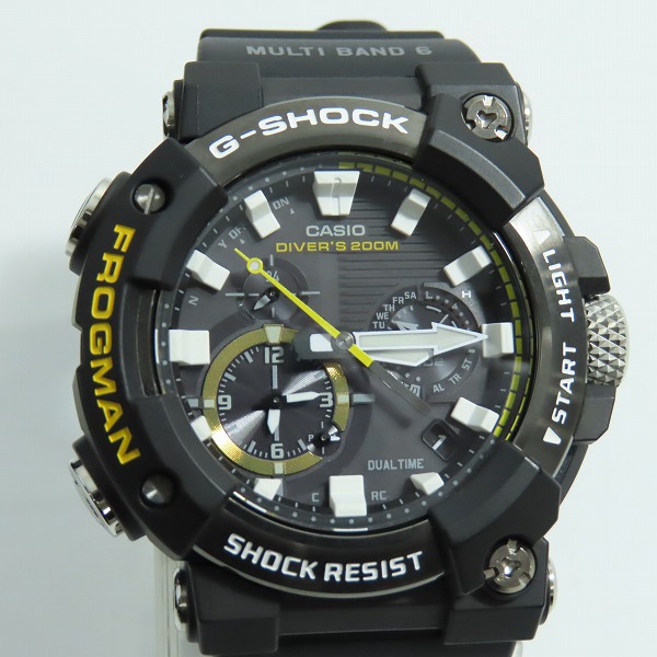 実際に弊社で買取させて頂いたG-SHOCK/Gショック FROGMAN/フロッグマン Bluetooth ソーラー電波時計 GWF-A1000-1AJF の画像 1枚目