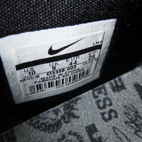 実際に弊社で買取させて頂いたNIKE×atmos/ナイキ×アトモス LEBRON 16 LOW AC EP スニーカー CI3358-003/28の画像 5枚目