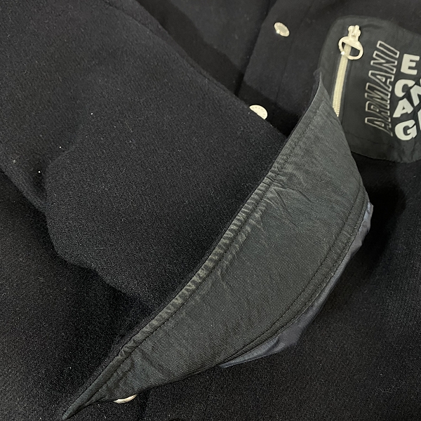 実際に弊社で買取させて頂いたARMANI EXCHANGE/アルマーニエクスチェンジ ウール コート ブルゾン 6LZB39 ZNIHZ Mの画像 5枚目