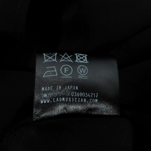 実際に弊社で買取させて頂いたLAD MUSICIAN/ラッドミュージシャン DOLMAN SLEEVE LONG SHIRT/ドルマンスリーブ ロングシャツ 2123-112/46の画像 4枚目