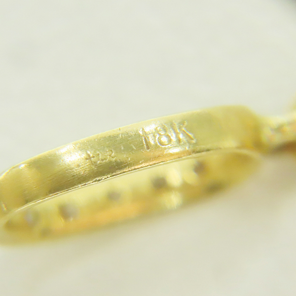 実際に弊社で買取させて頂いたLoree Rodkin/ローリーロドキン 18K/K18YG×パヴェダイヤモンド SMALL STRENGTH/スモール ストレングス ペンダント P474の画像 5枚目