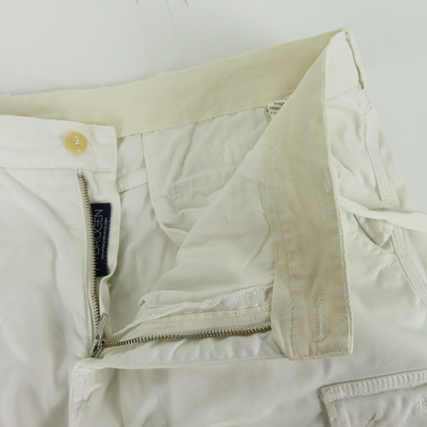実際に弊社で買取させて頂いたHYDROGEN/ハイドロゲン ハーフ カーゴパンツ ホワイト 38の画像 3枚目