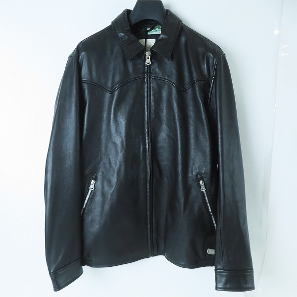 実際に弊社で買取させて頂いたCRIMIE/クライミー LAMB LEATHER WESTERN JACKET/ラムレザーウェスタンジャケット CR1-02C1-JK02/XL