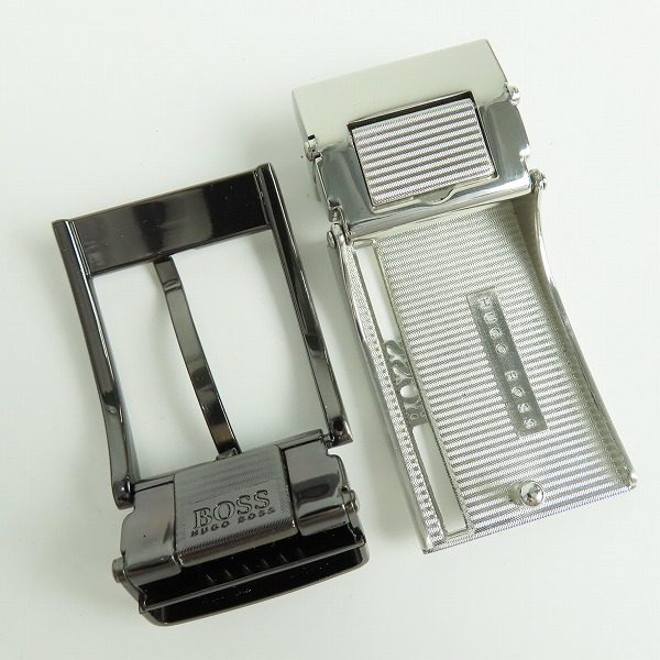 実際に弊社で買取させて頂いたHUGO BOSS/ヒューゴボス レザーベルト ブラックの画像 4枚目