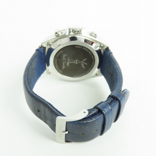 実際に弊社で買取させて頂いたPaul Smith/ポールスミス ファイナルアイズ クロノグラフ 電波ソーラー 腕時計 E610-T021816 の画像 2枚目