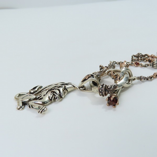 実際に弊社で買取させて頂いた【ギャラ付】Lord Camelot/ロードキャメロット グリフィンモチーフ Tバー仕様ネックレス LC325 GNT の画像 3枚目