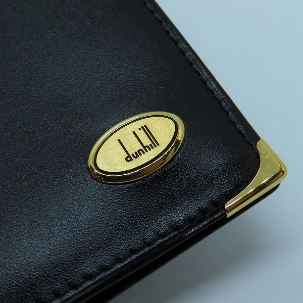 実際に弊社で買取させて頂いたDUNHILL/ダンヒル ロゴプレート レザー長財布 の画像 7枚目