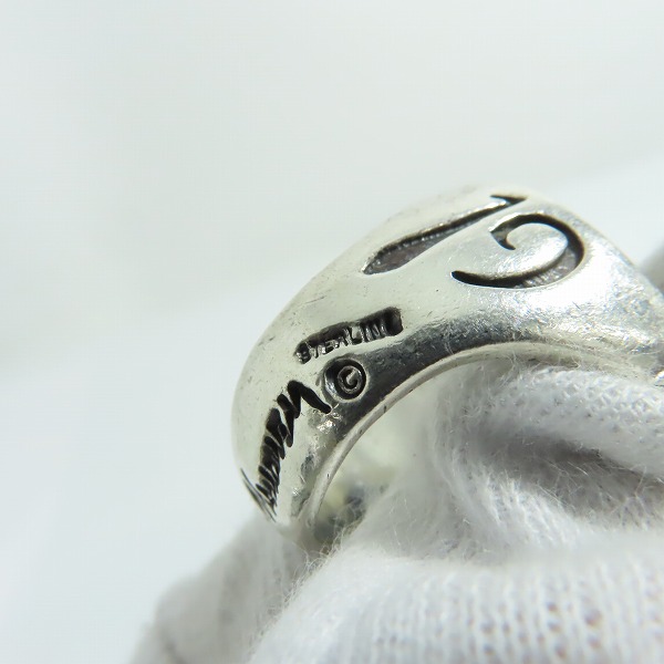 実際に弊社で買取させて頂いた【ギャラ付】BWL×MARK MAHONY/ビルウォールレザー×マークマホーニー ゴールドサダー ホースシューリング/16.5-17号の画像 6枚目