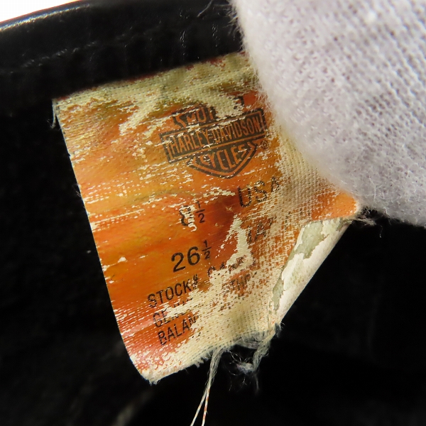 実際に弊社で買取させて頂いたHARLEY-DAVIDSON/ハーレーダビッドソン ハーネスリングブーツ 26.5の画像 5枚目