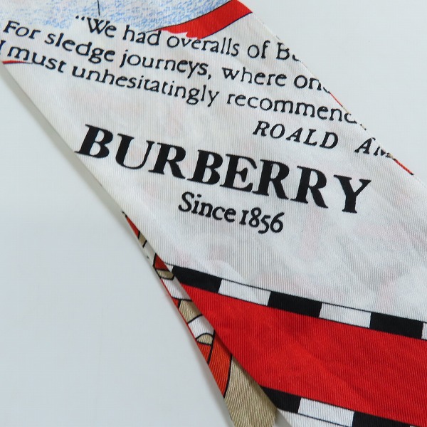 実際に弊社で買取させて頂いたBURBERRY/バーバリー モノグラム/地図 スカーフ/ストール/ミッツア/ツイリーの画像 1枚目