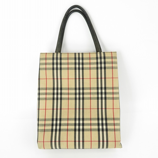 実際に弊社で買取させて頂いたBURBERRY/バーバリー ハンドバッグ ノバチェックの画像 1枚目