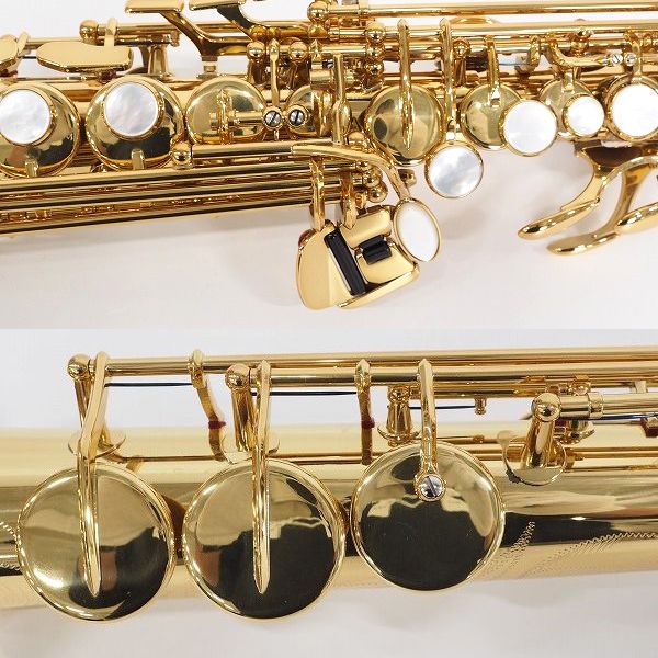 実際に弊社で買取させて頂いた★【美品】YAMAHA/ヤマハ Custom Z ソプラノサックス YSS-82ZR ゴールドラッカー仕上 ハードケース付の画像 5枚目