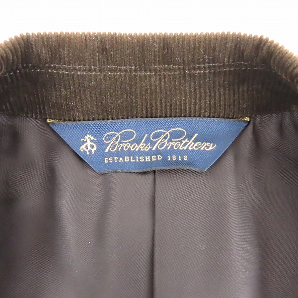 実際に弊社で買取させて頂いたBrooks Brothers/ブルックスブラザーズ テーラードジャケット/39の画像 2枚目